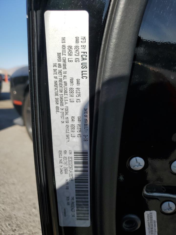 2018 Dodge Challenger Srt Hellcat VIN: 2C3CDZC97JH195709 Lot: 81237515