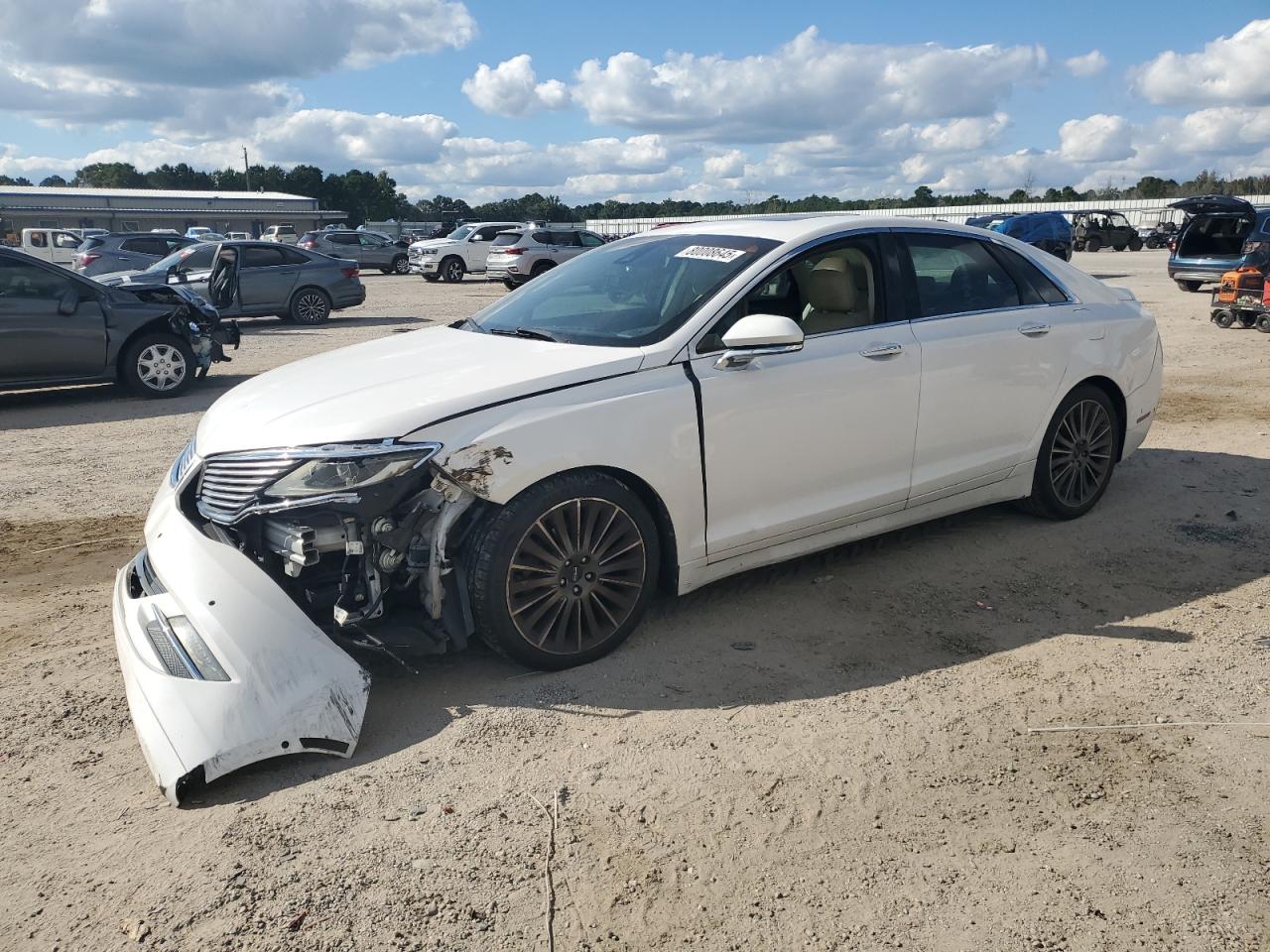 2013 Lincoln Mkz white null gas 3LN6L2G90DR802793 photo #1