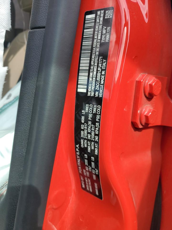 2018 Jeep Renegade Latitude VIN: ZACCJBBB1JPJ41771 Lot: 80021215