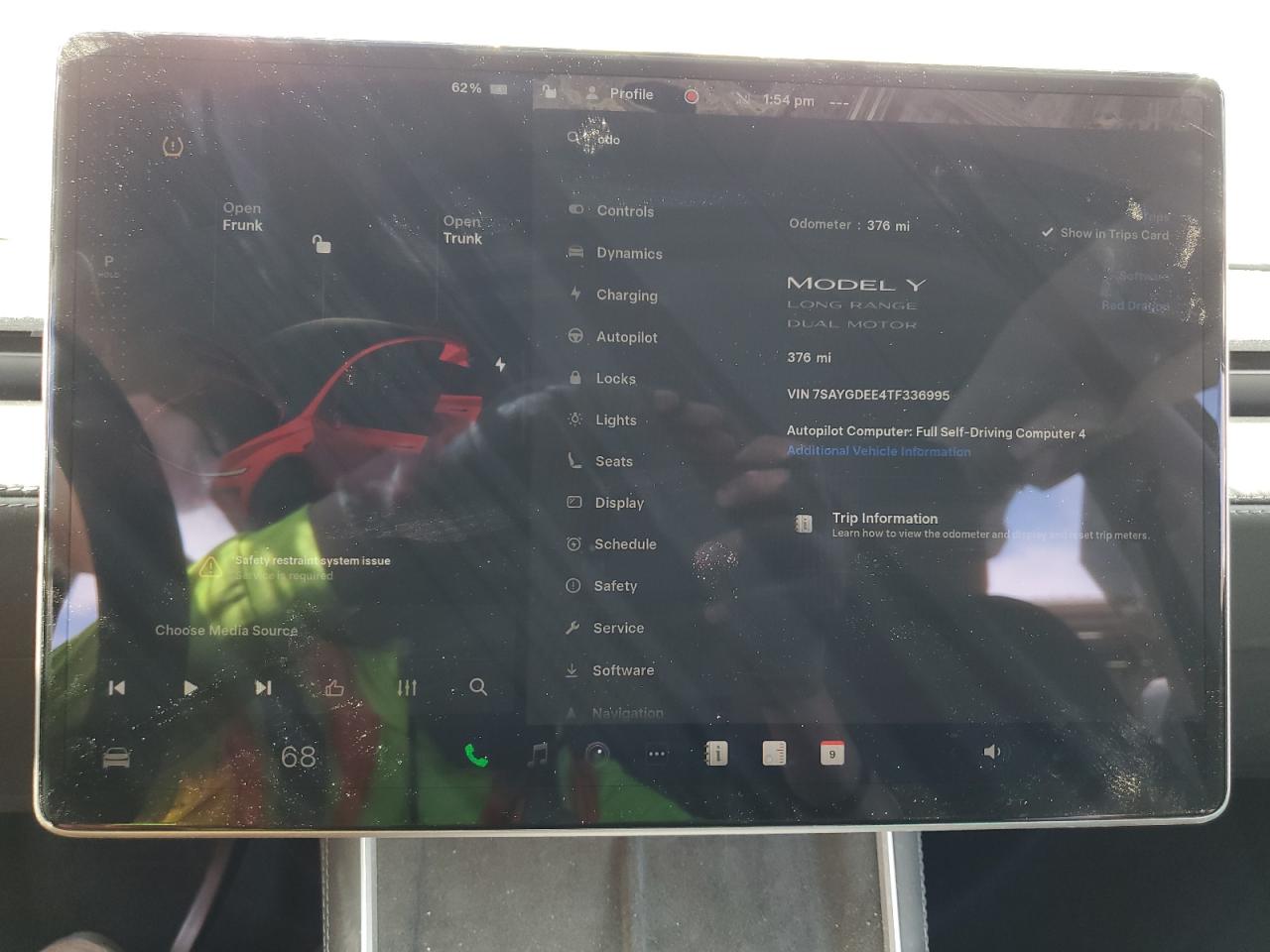 2026 Tesla Model Y VIN: 7SAYGDEE4TF336995 Lot: 72006815