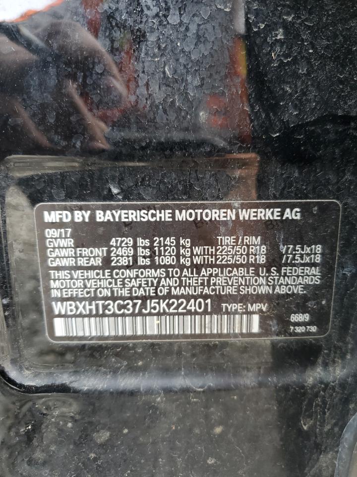 2018 BMW X1 xDrive28I VIN: WBXHT3C37J5K22401 Lot: 81660275