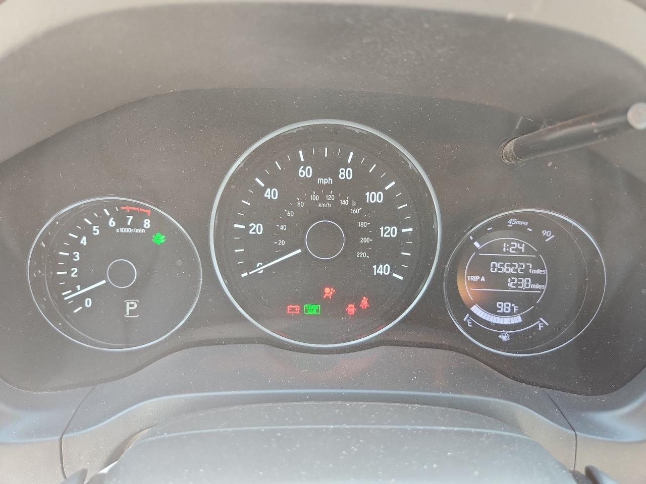 2019 Honda Hr-V Lx VIN: 3CZRU5H36KG710438 Lot: 83856345