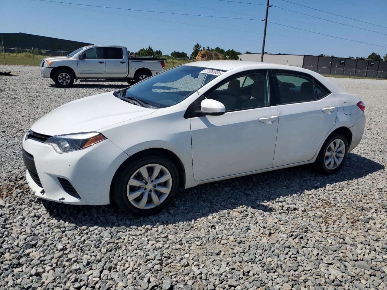 2015 Toyota Corolla L white null gas 5YFBURHE7FP262517 photo #1