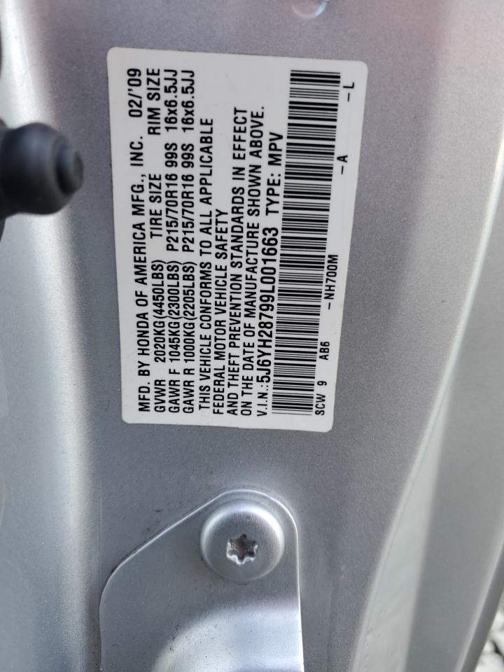 2009 Honda Element Ex VIN: 5J6YH28799L001663 Lot: 71200735