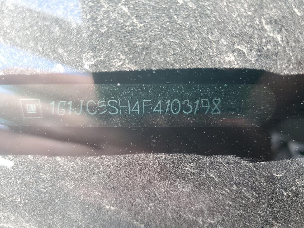 2015 Chevrolet Sonic Lt VIN: 1G1JC5SH4F4103198 Lot: 71363595