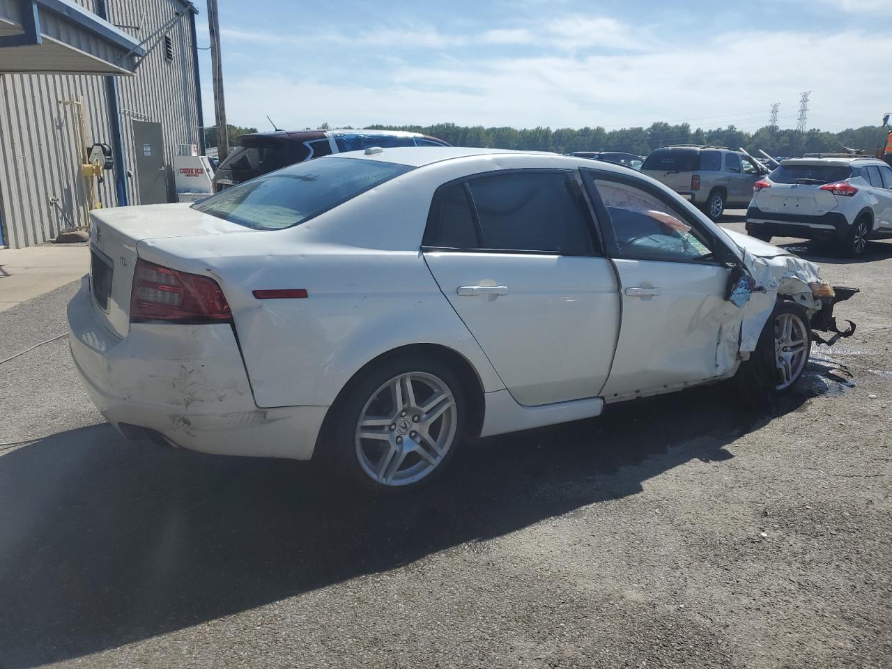 2008 Acura Tl white null gas 19UUA662X8A001125 photo #4