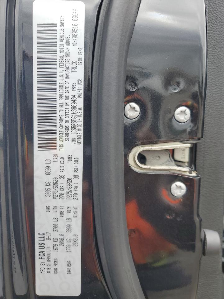 2017 Ram 1500 St VIN: 1C6RR6FG1HS860484 Lot: 83996805