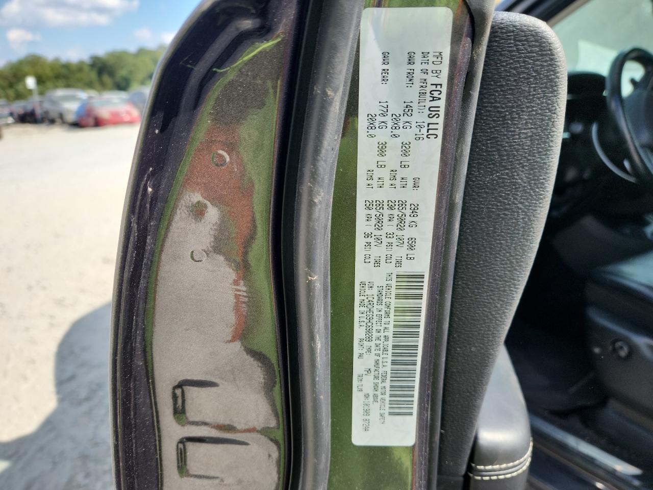 2017 Dodge Durango Citadel VIN: 1C4RDHEG9HC690289 Lot: 81268135