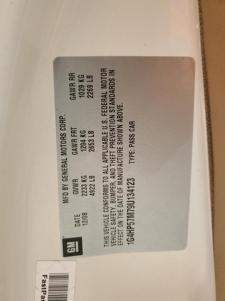 2009 Buick Lucerne Cx VIN: 1G4HP57M79U134123 Lot: 81624475