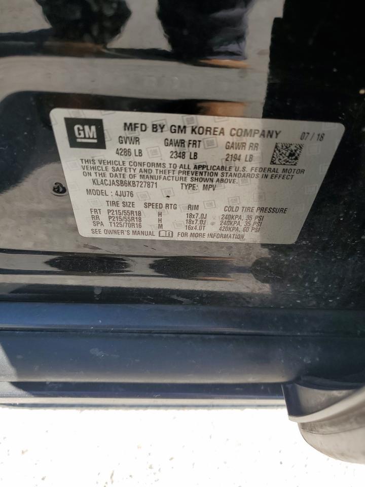 2019 Buick Encore Preferred VIN: KL4CJASB6KB727871 Lot: 81560015