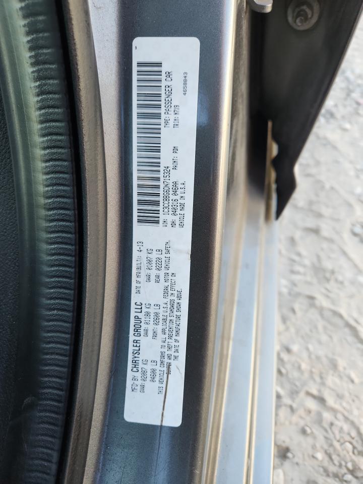 2013 Chrysler 200 Touring VIN: 1C3CCBBG6DN715324 Lot: 80279125