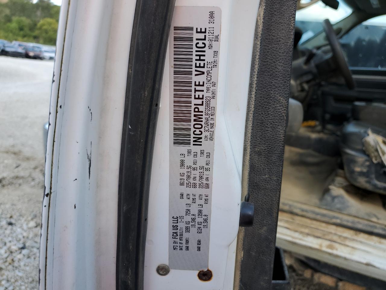 2015 Ram 5500 VIN: 3C7WRNAL8FG588923 Lot: 81116745