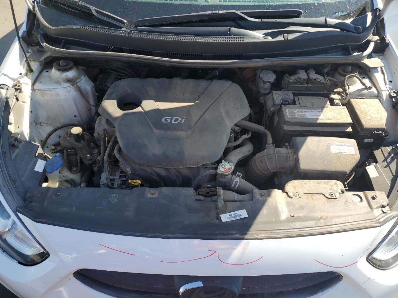 2016 Hyundai Accent Se VIN: KMHCT4AE8GU123274 Lot: 81847285