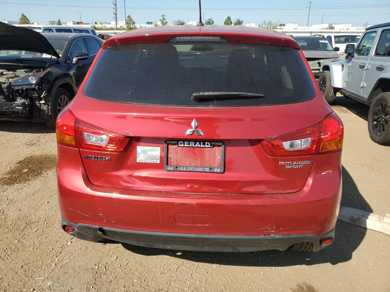 2015 Mitsubishi Outlander Sport Es VIN: 4A4AP3AU8FE047896 Lot: 81841155