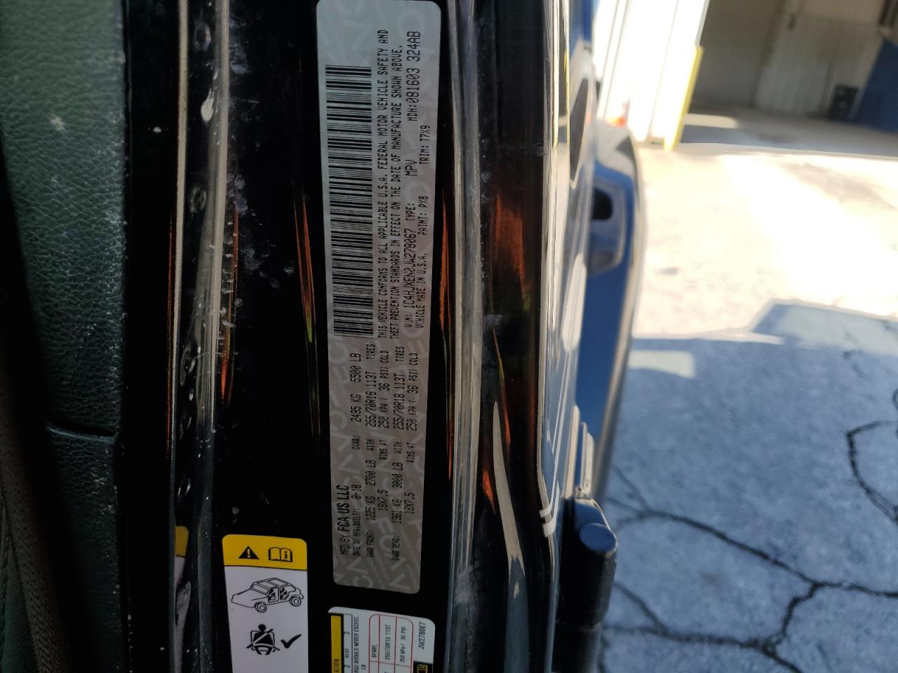 2018 Jeep Wrangler Unlimited Sahara VIN: 1C4HJXEN0JW278067 Lot: 84448165