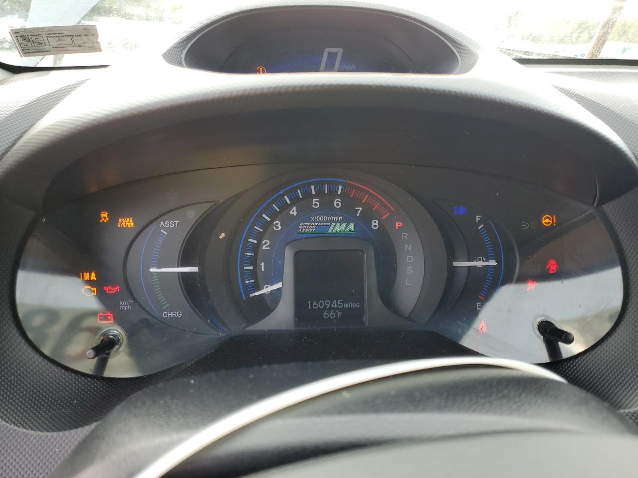 2013 Honda Insight Lx VIN: JHMZE2H59DS004271 Lot: 81861605