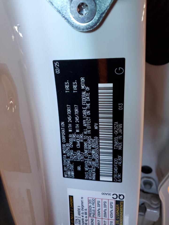 2025 Toyota 4Runner Sr5 VIN: JTEVA5BR5S5009659 Lot: 81683975