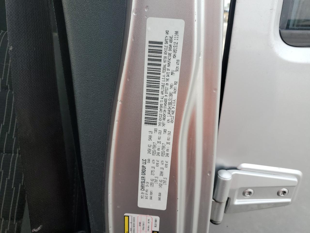 2011 Jeep Wrangler Unlimited Sport VIN: 1J4HA3H19BL511801 Lot: 81666715