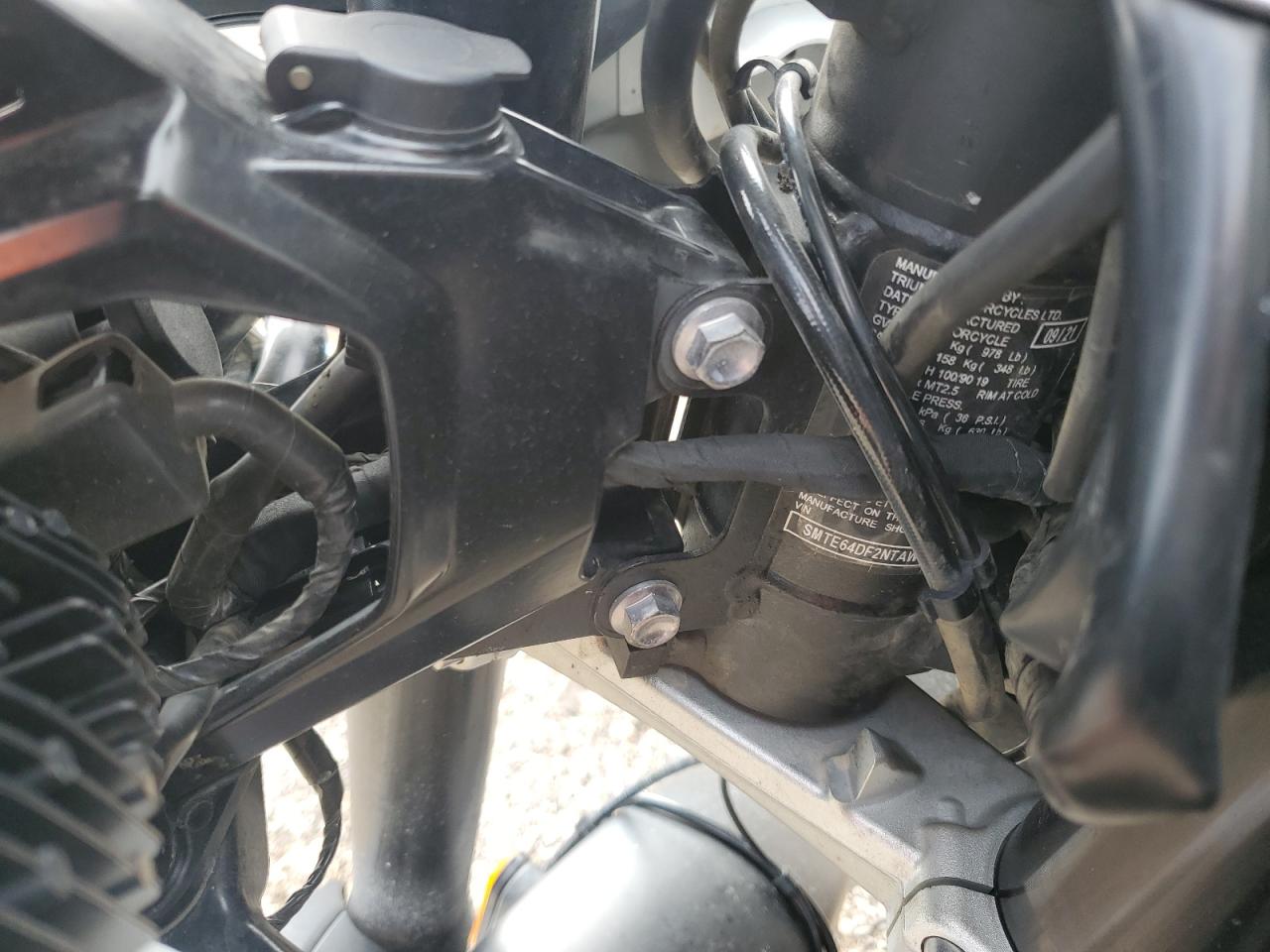 2022 Triumph Motorcycle Tiger 900 Gt Pro VIN: SMTE64DF2NTAW5386 Lot: 81470505