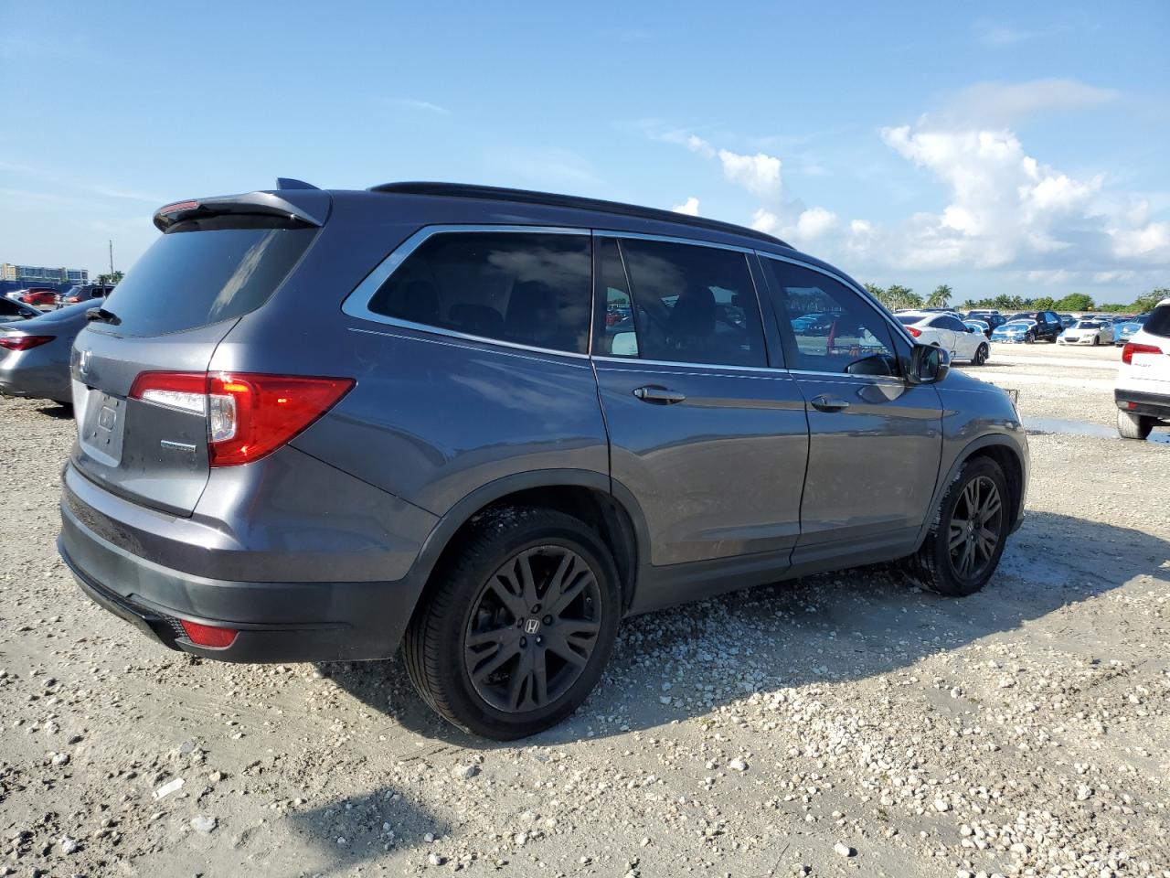 2021 Honda Pilot Se grey null gas 5FNYF5H28MB033615 photo #4