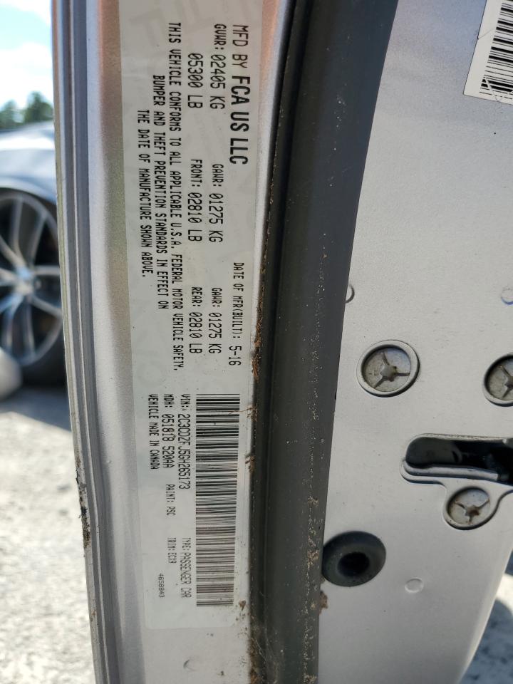 2016 Dodge Challenger R/T Scat Pack VIN: 2C3CDZFJ5GH265173 Lot: 70703445