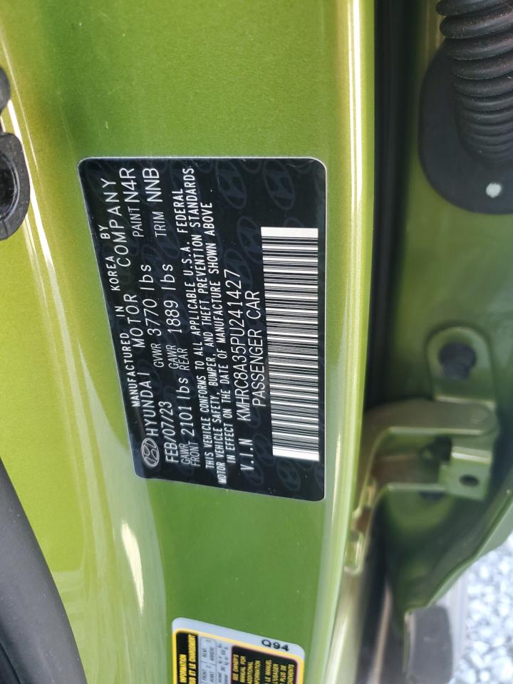 2023 Hyundai Venue Sel VIN: KMHRC8A35PU241427 Lot: 71896195