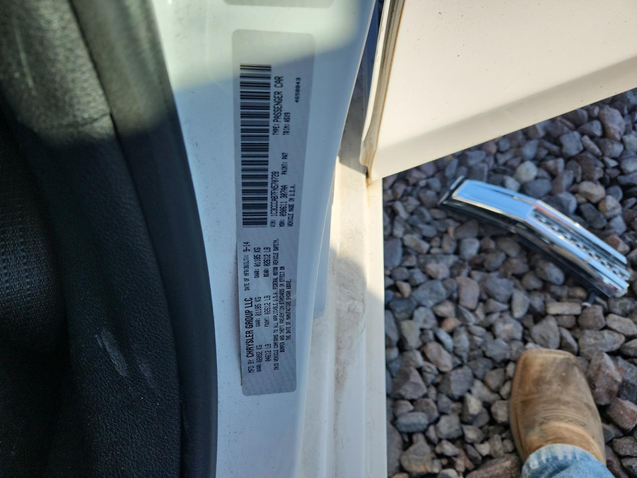 2015 Chrysler 200 Limited VIN: 1C3CCCAB7FN570728 Lot: 84023685