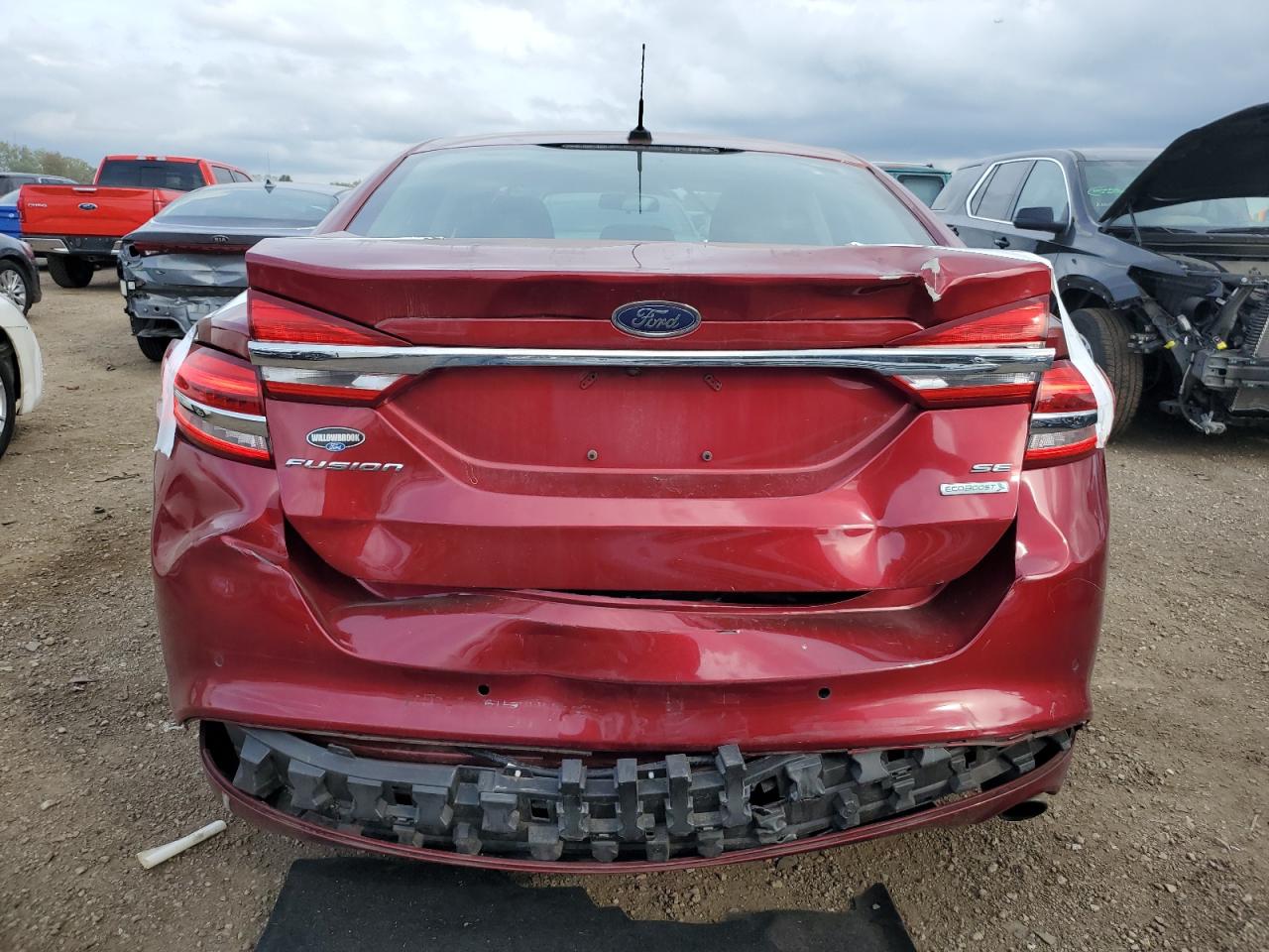 2018 Ford Fusion Se VIN: 3FA6P0HD7JR201463 Lot: 83864765