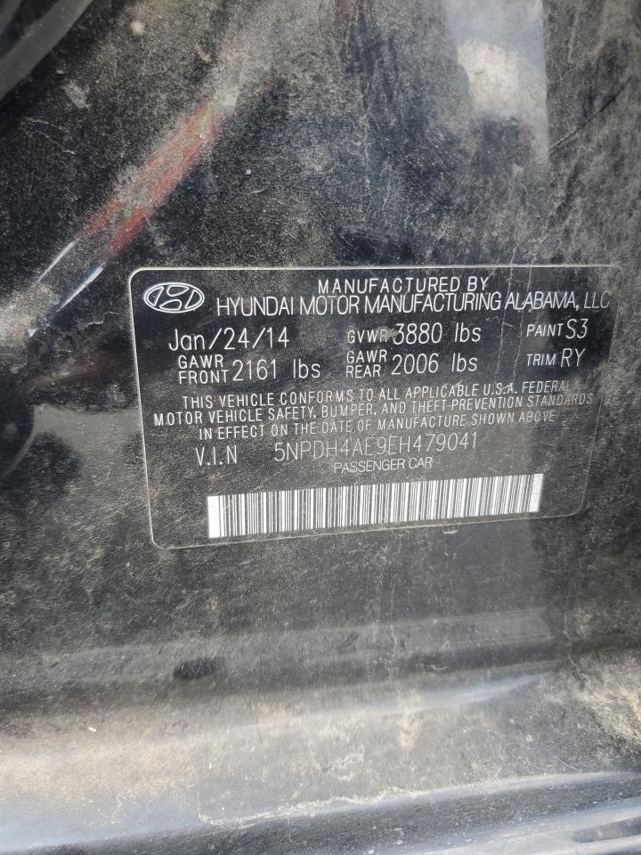 2014 Hyundai Elantra Se VIN: 5NPDH4AE9EH479041 Lot: 80671285