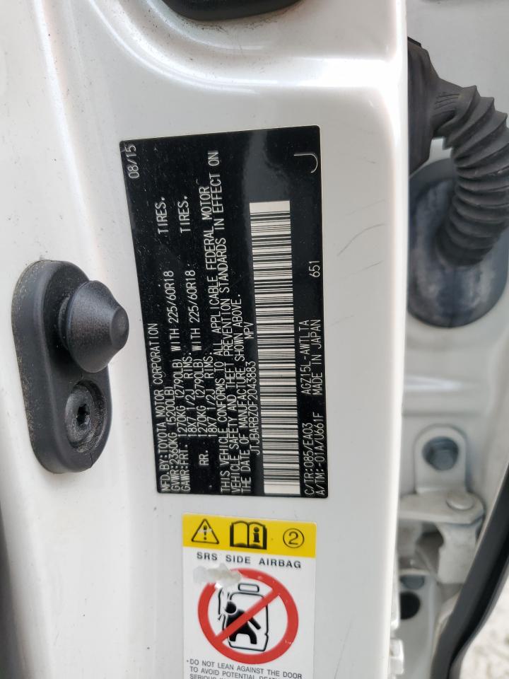 2015 Lexus Nx 200T VIN: JTJBARBZ0F2043883 Lot: 84381735