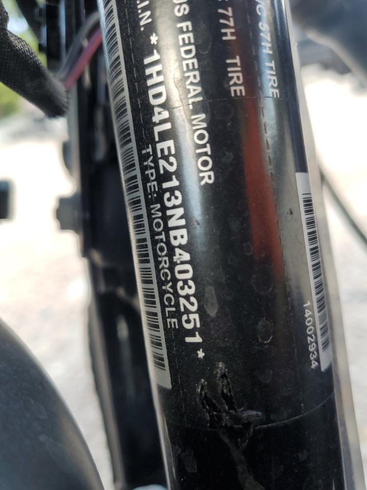 2022 Harley-Davidson Xl883 N VIN: 1HD4LE213NB403251 Lot: 80446415