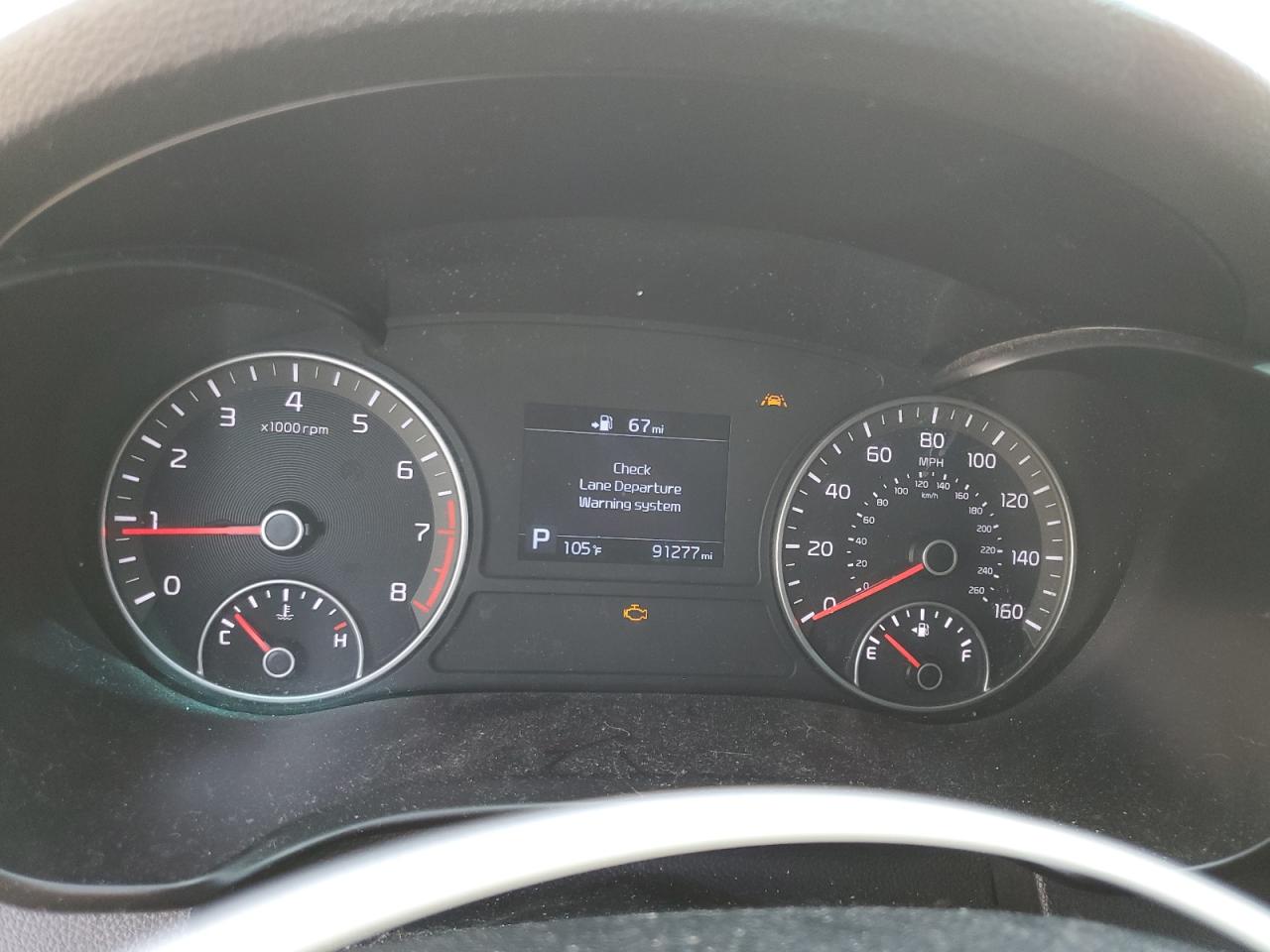 2019 Kia Optima Lx VIN: 5XXGT4L39KG288749 Lot: 81796185