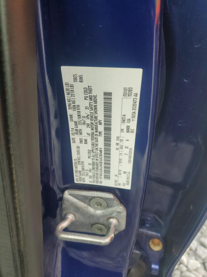 2014 Ford Escape Titanium VIN: 1FMCU0JX0EUC50461 Lot: 81622575