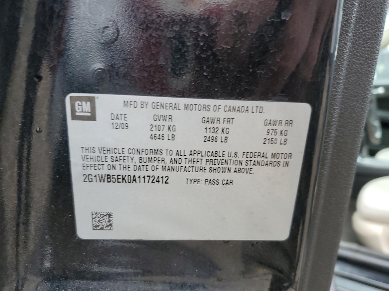 2014 Chevrolet Impala Limited Lt VIN: 2G1WB5E3XE1153560 Lot: 71465855