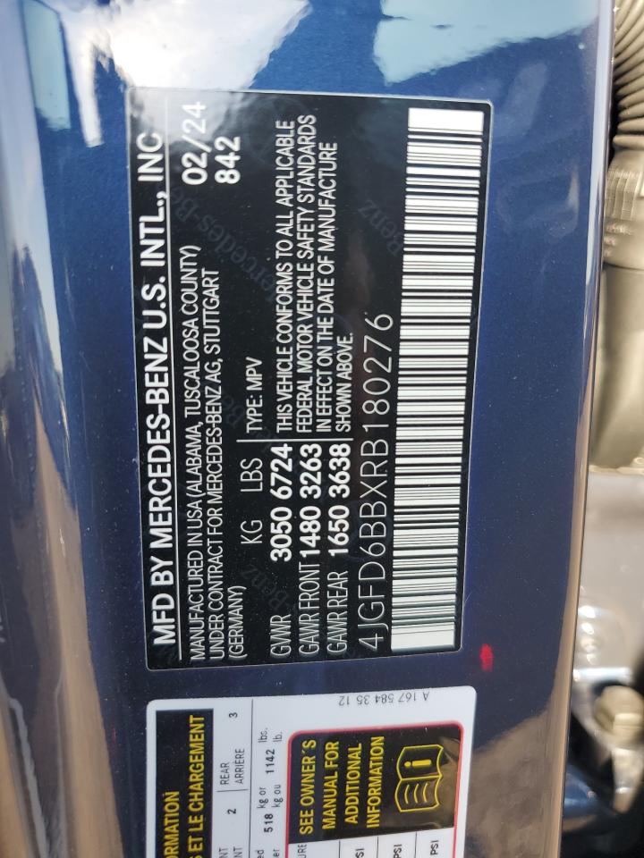 2024 Mercedes-Benz Gle Coupe Amg 53 4Matic VIN: 4JGFD6BBXRB180276 Lot: 80514475