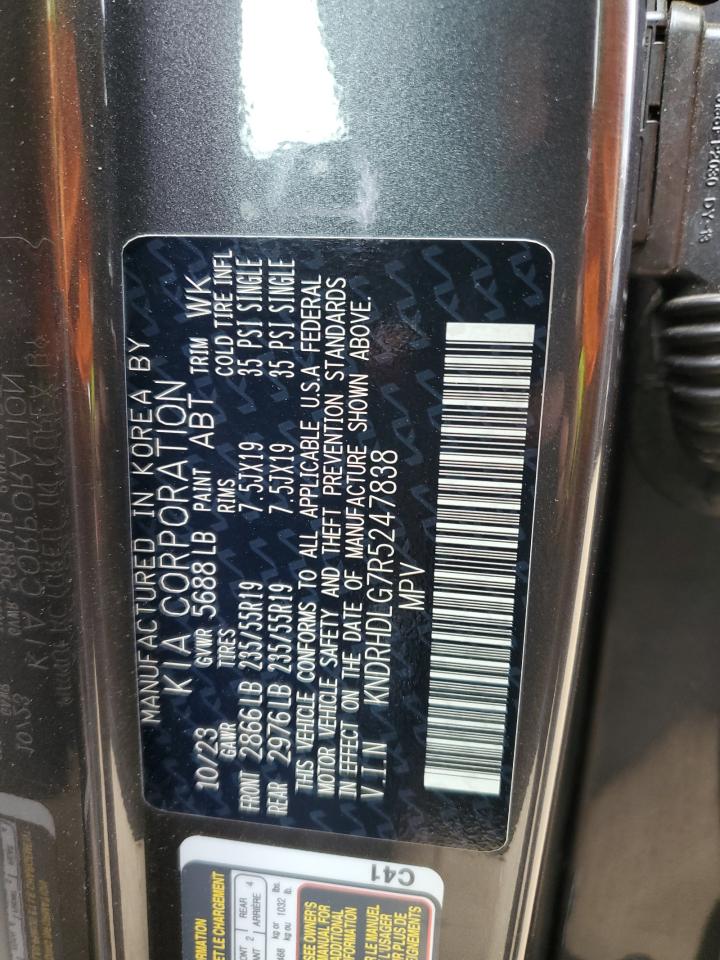 2024 Kia Sorento Ex VIN: KNDRHDLG7R5247838 Lot: 80068815