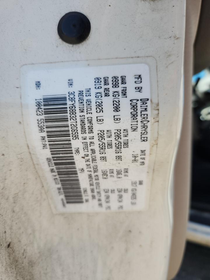 2002 Chrysler Pt Cruiser Limited VIN: 3C8FY68B32T266595 Lot: 80099705