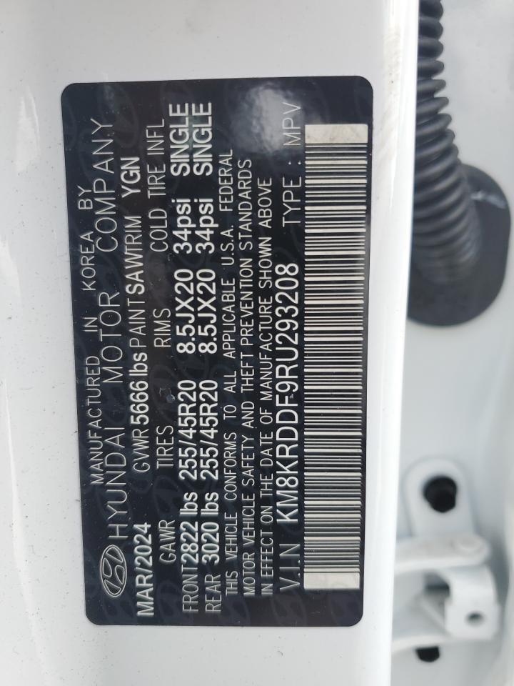 2024 Hyundai Ioniq 5 Limited VIN: KM8KRDDF9RU293208 Lot: 81027255