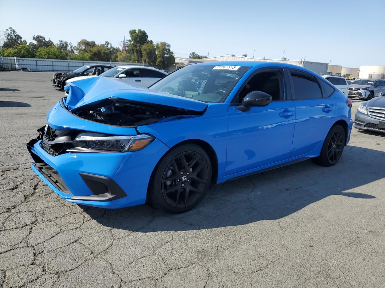 2024 Honda Civic Sport blue null gasoline 19XFL2H87RE004428 photo #1