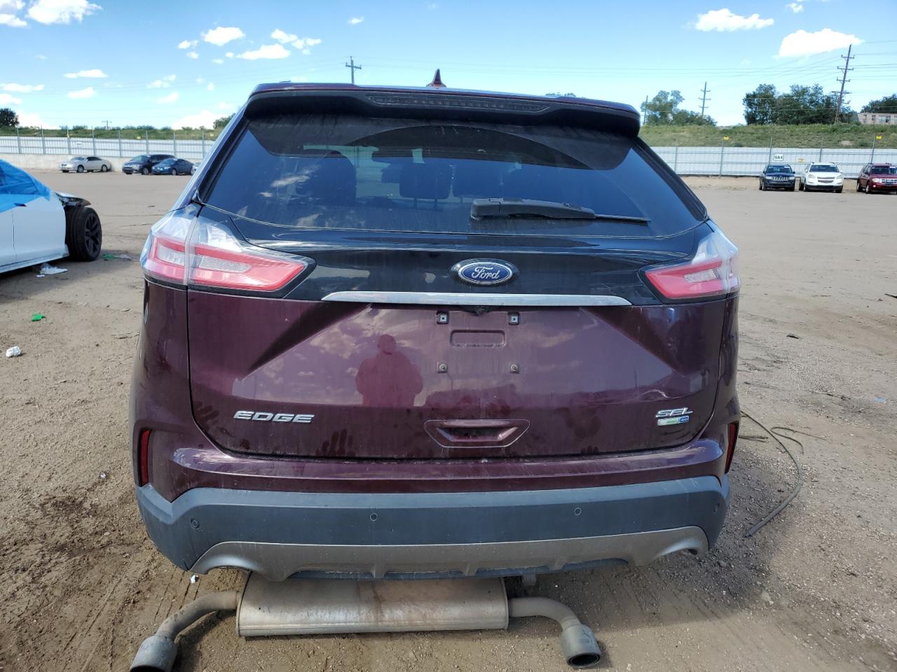 2019 Ford Edge Sel VIN: 2FMPK4J9XKBB76127 Lot: 80020265