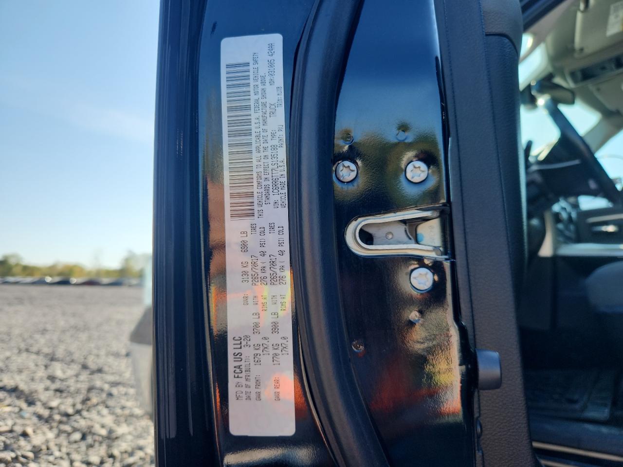 2020 Ram 1500 Classic Slt VIN: 1C6RR6TT7LS135188 Lot: 81019175