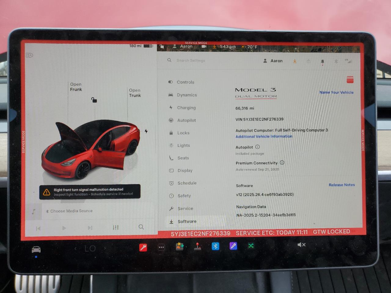 2022 Tesla Model 3 VIN: 5YJ3E1EC2NF276339 Lot: 69365335