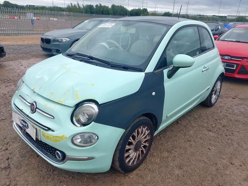 2016 FIAT 500 LOUNGE  for sale at Copart CORBY