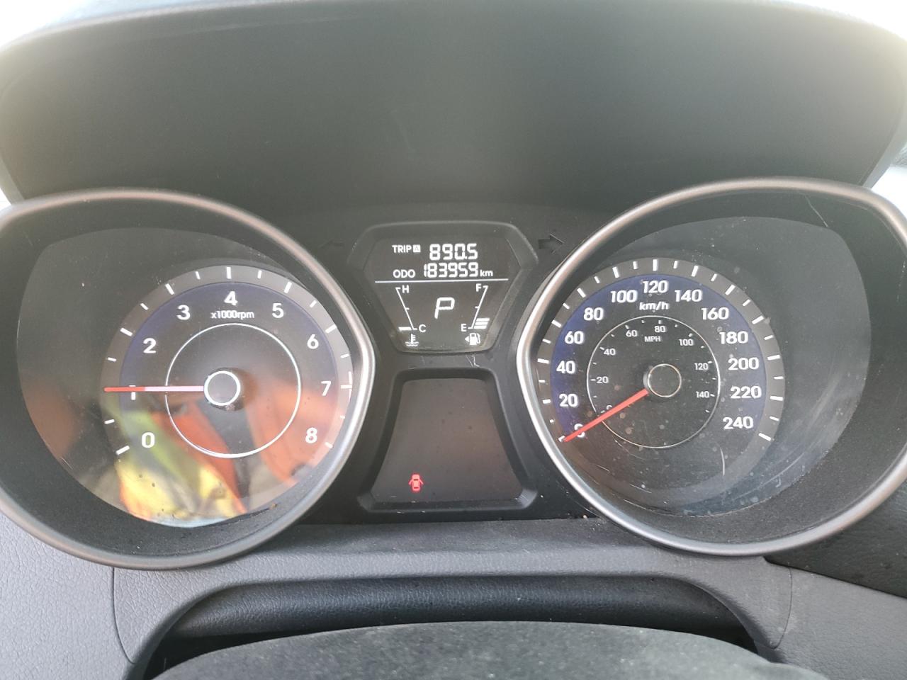 2013 Hyundai Elantra Gls VIN: 5NPDH4AE1DH440572 Lot: 70874415