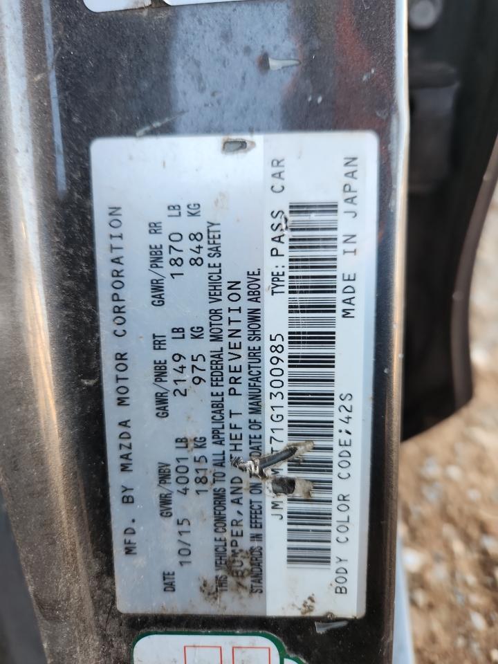 2016 Mazda 3 Sport VIN: JM1BM1T71G1300985 Lot: 84643545