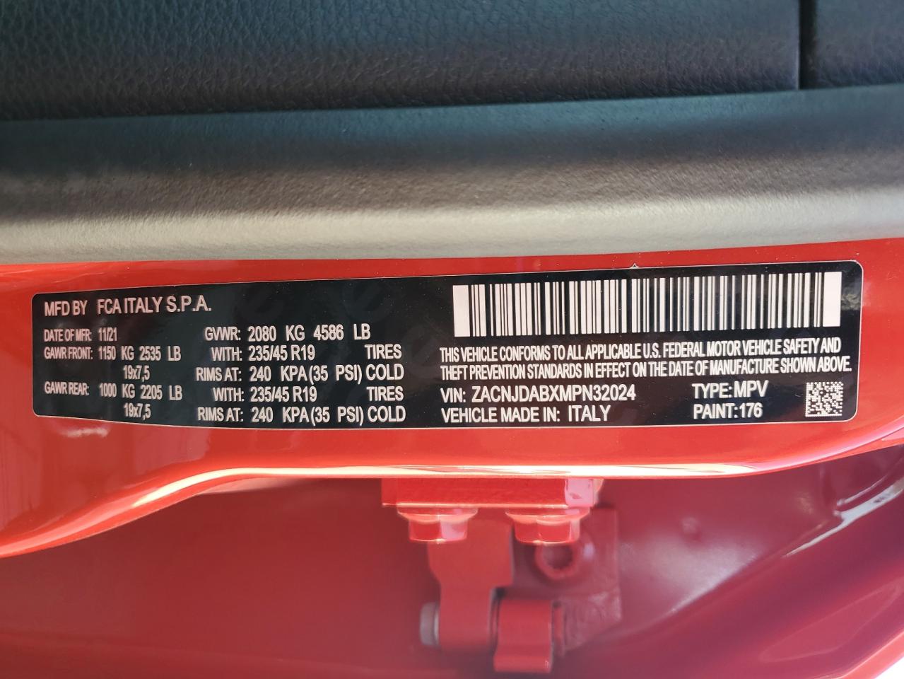 2021 Jeep Renegade Sport VIN: ZACNJDABXMPN32024 Lot: 84376105