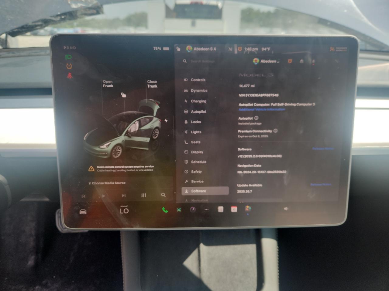 2023 Tesla Model 3 VIN: 5YJ3E1EA9PF687349 Lot: 81226555