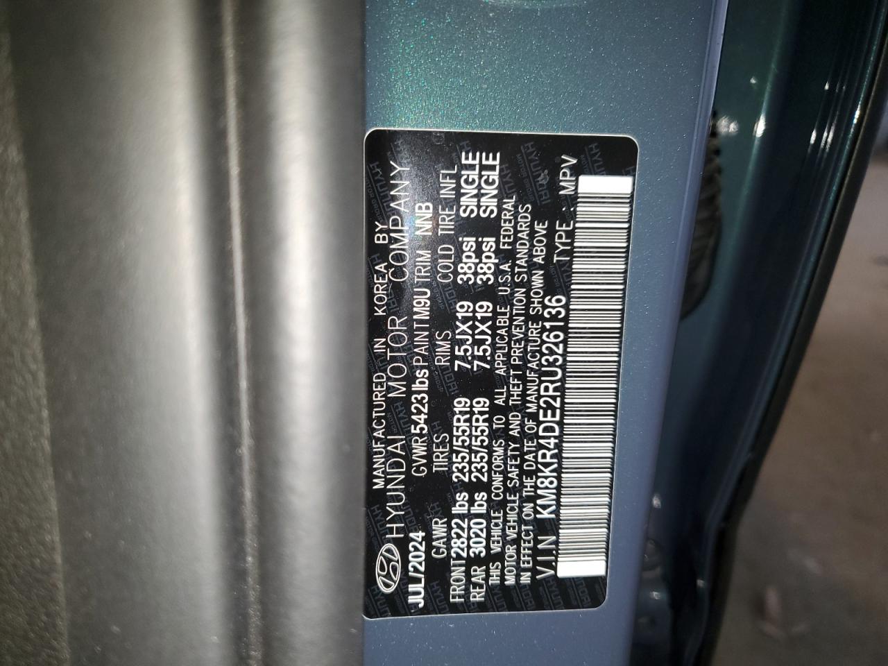 2024 Hyundai Ioniq 5 Limited VIN: KM8KR4DE2RU326136 Lot: 70767085