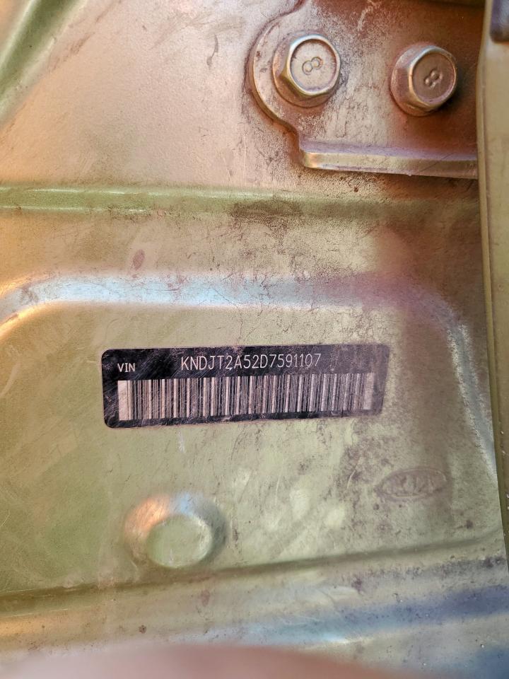 2013 Kia Soul VIN: KNDJT2A52D7591107 Lot: 80526335