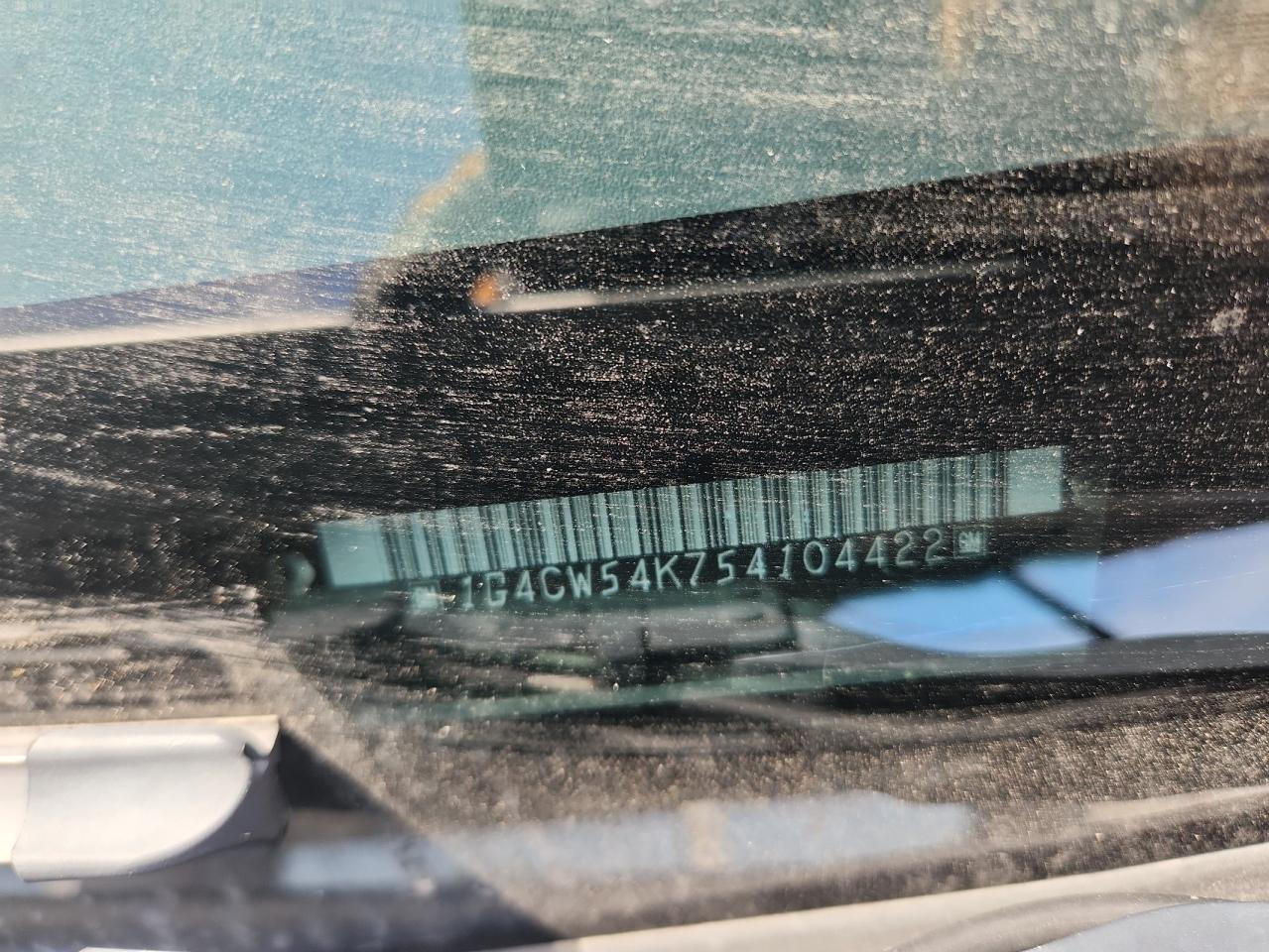 2005 Buick Park Avenue VIN: 1G4CW54K754104422 Lot: 80776225